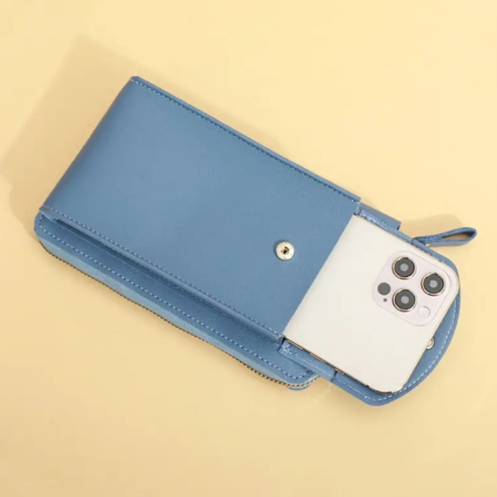 MINIMALIST PHONE CASE WALLET CROSSBODY. VARIOUSE COLORS. - Picture 5 of 8
